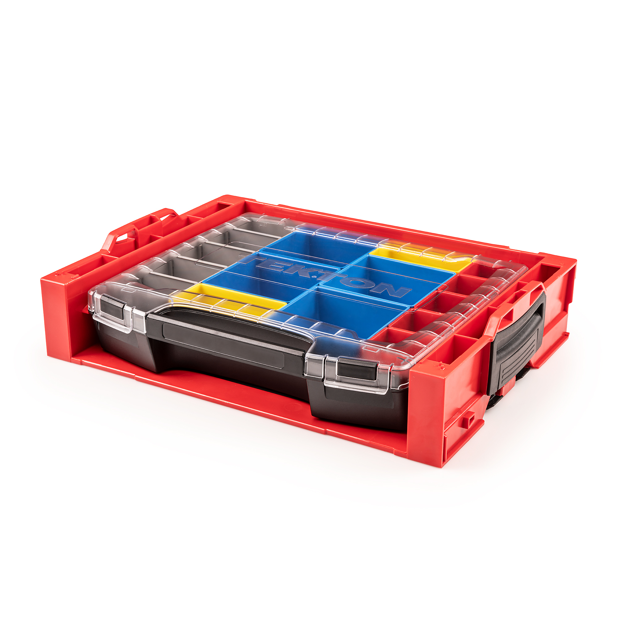 TEKTON Lidded Drawer (i-BOXX) with 12-Piece Organizer Bin Set in Stacking Drawer Rack | OLB94022